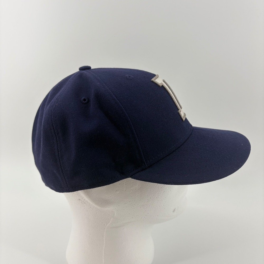 Dallas Cowboys New Era Big D Logo Blue 59FIFTY Fitted Hat Size 7 1/4 Sample - Picture 5 of 8